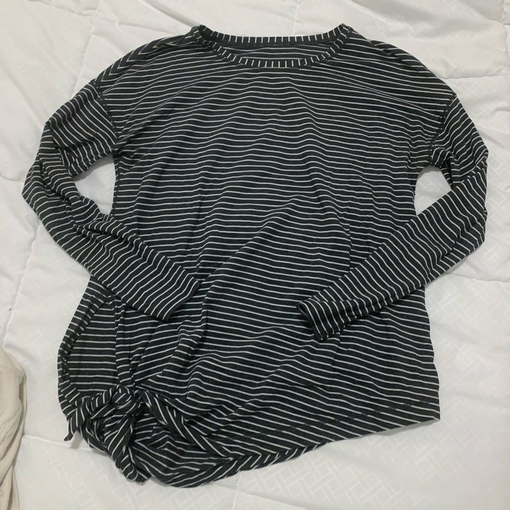 Lululemon Striped Long Sleeve